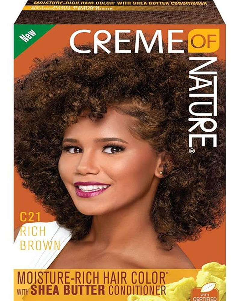 Creme of Nature Dye Rich Brown C21